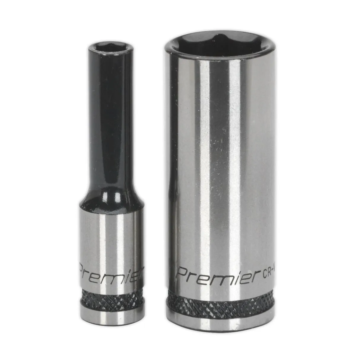 Sealey Premier Black 32 Piece 1/4" Drive Metric Socket Set WallDrive Ratchet Handle