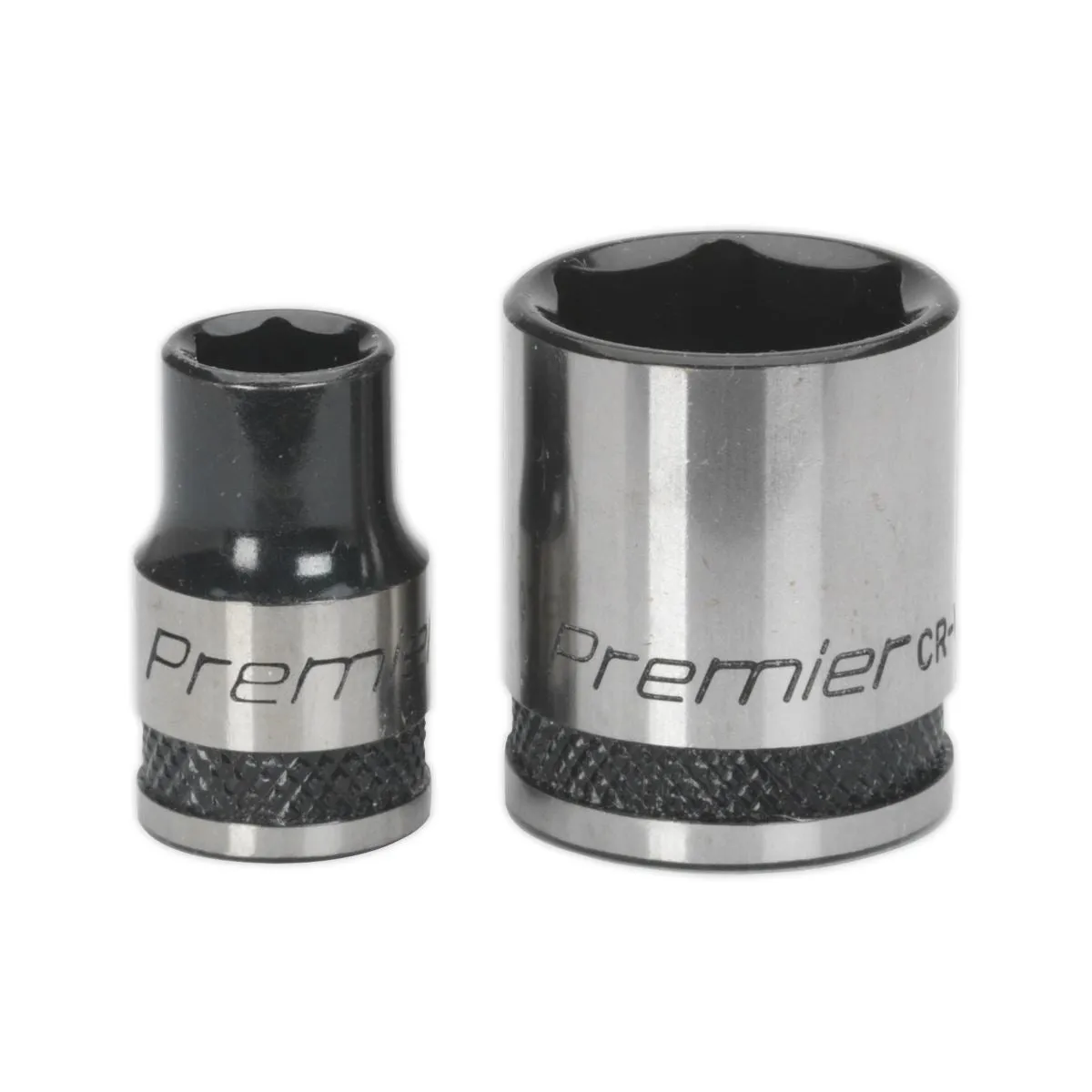 Sealey Premier Black 34 Piece 3/8" Drive Metric Socket Set WallDrive Ratchet Handle