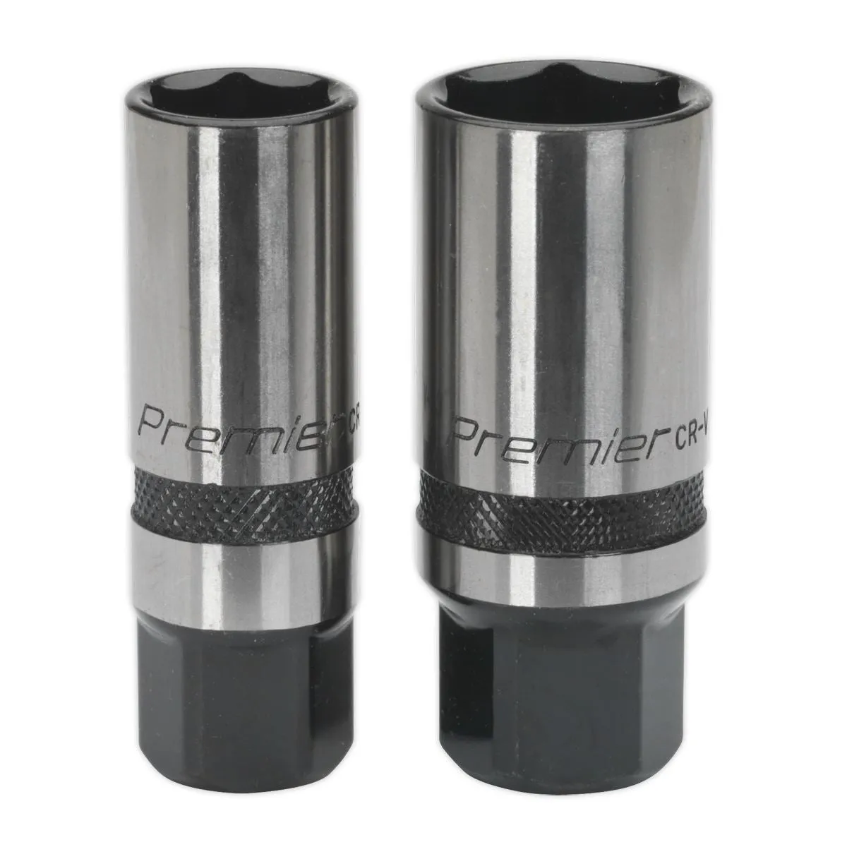 Sealey Premier Black 34 Piece 3/8" Drive Metric Socket Set WallDrive Ratchet Handle