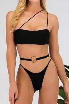 sexy black bikini
