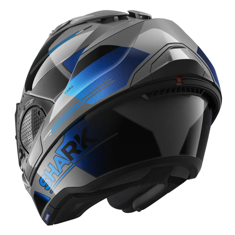 Shark Evo GT Helmet Tekline Black / Anthracite / Blue