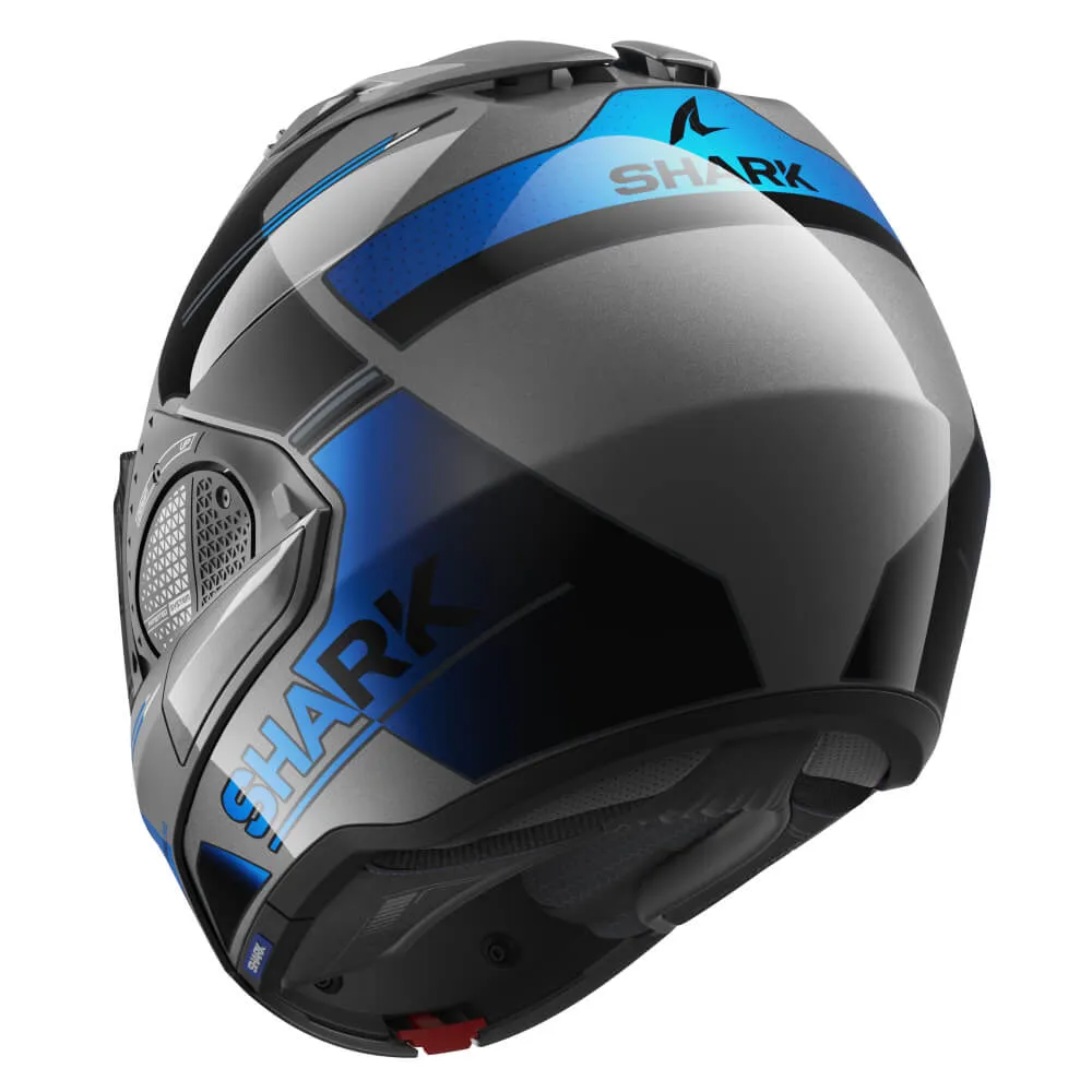Shark Evo GT Helmet Tekline Black / Anthracite / Blue