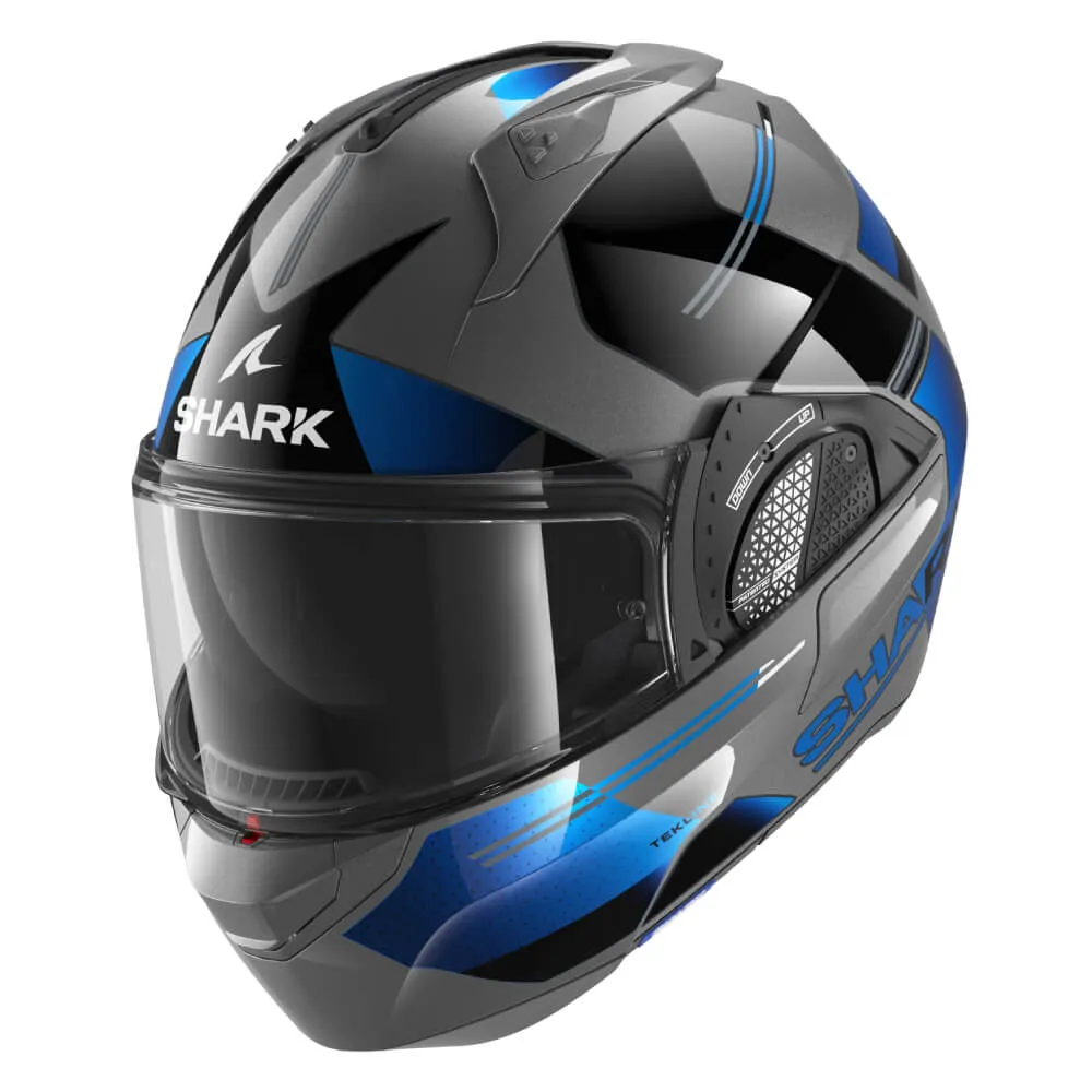 Shark Evo GT Helmet Tekline Black / Anthracite / Blue