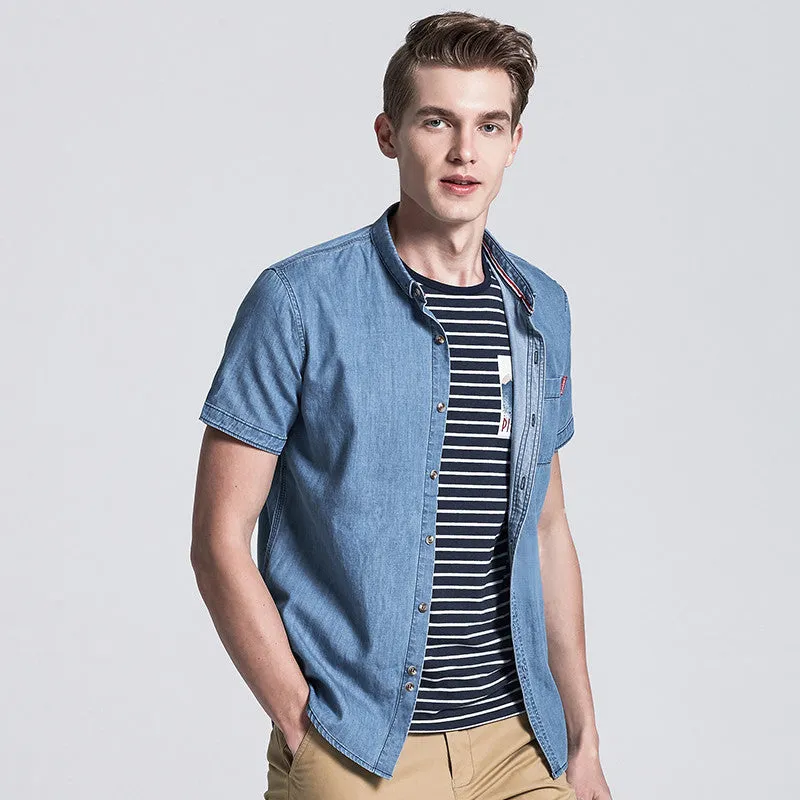 Short Sleeve Men's Casual Shirt