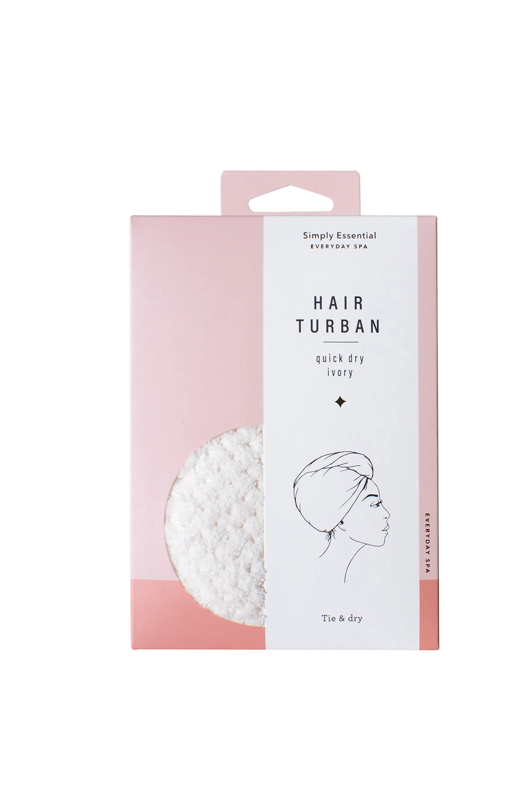 SIMPLY ESSENTIAL 21-1301I Quick Dry Turban Ivory