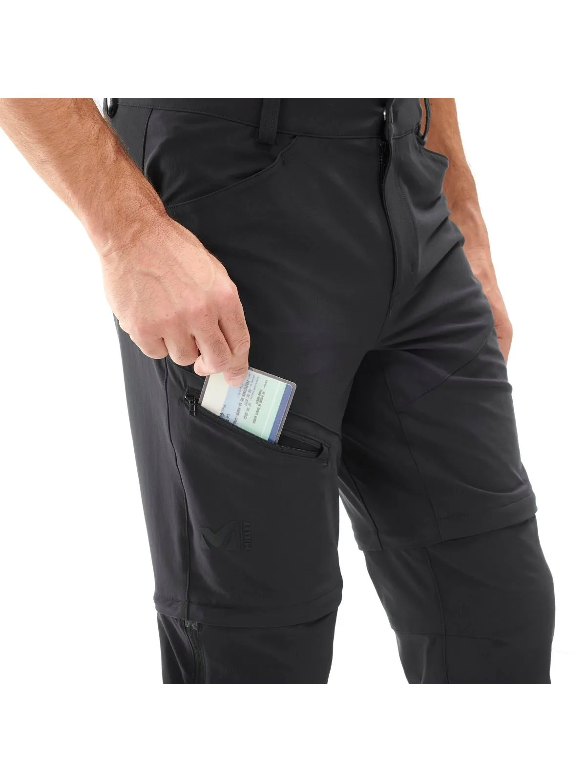 Spodnie MILLET M Trekker Str Zip Off Pt czarny