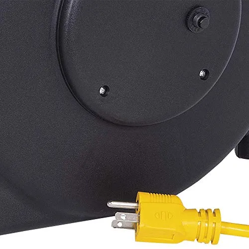 StarTech 849876 14 Gauge Abs Retractable Extension Cord Reel (50 Ft)