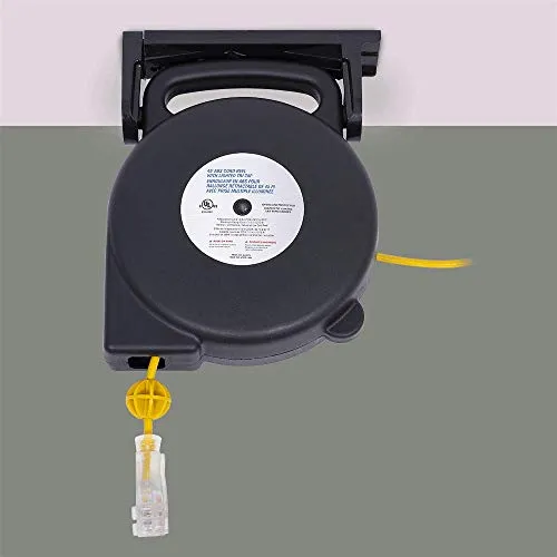StarTech 849876 14 Gauge Abs Retractable Extension Cord Reel (50 Ft)