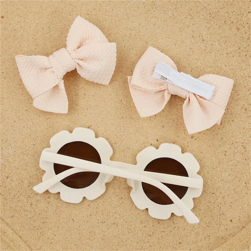 Sunflower Glasses with Clip