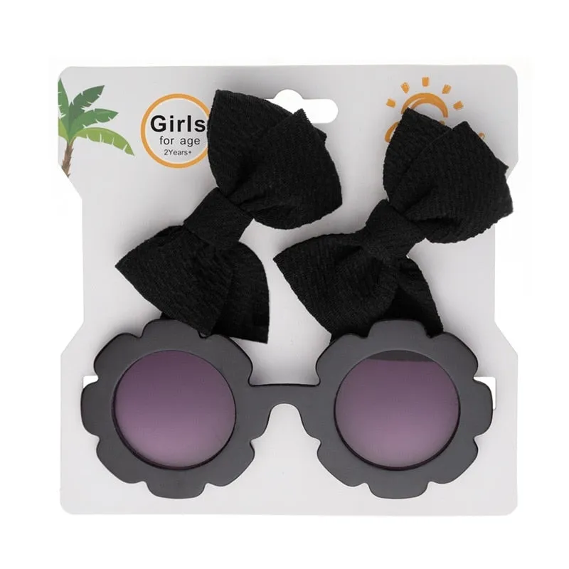 Sunflower Glasses with Clip