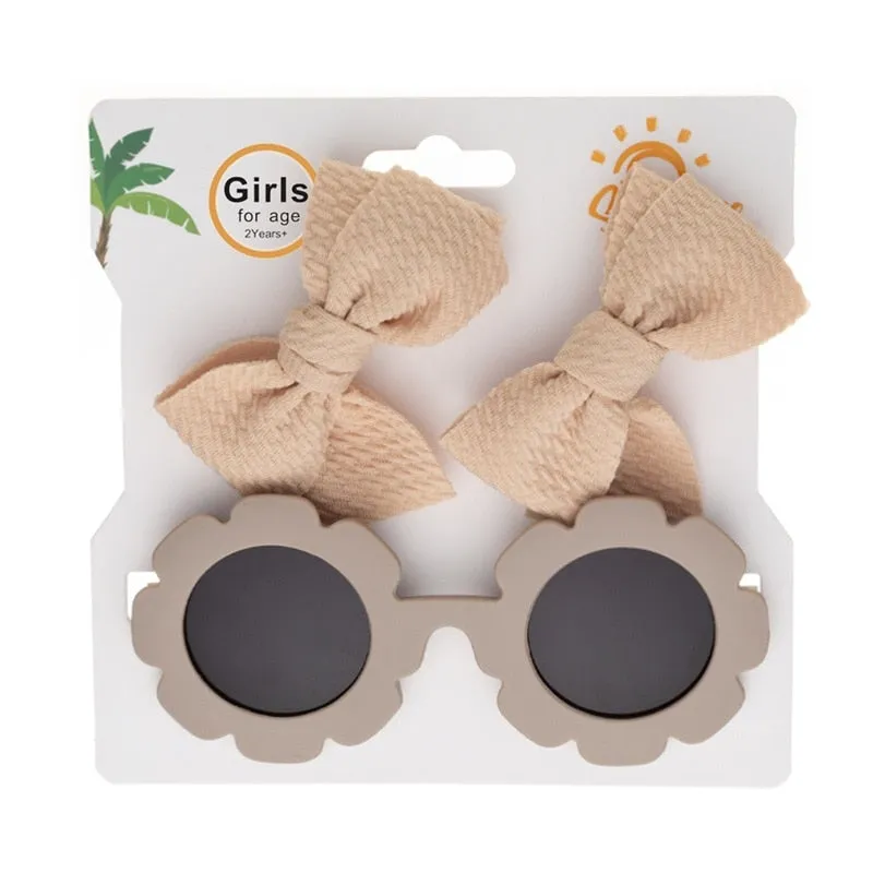 Sunflower Glasses with Clip
