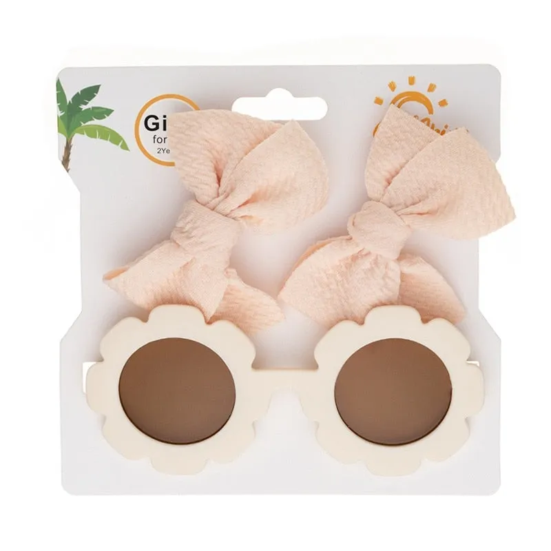 Sunflower Glasses with Clip