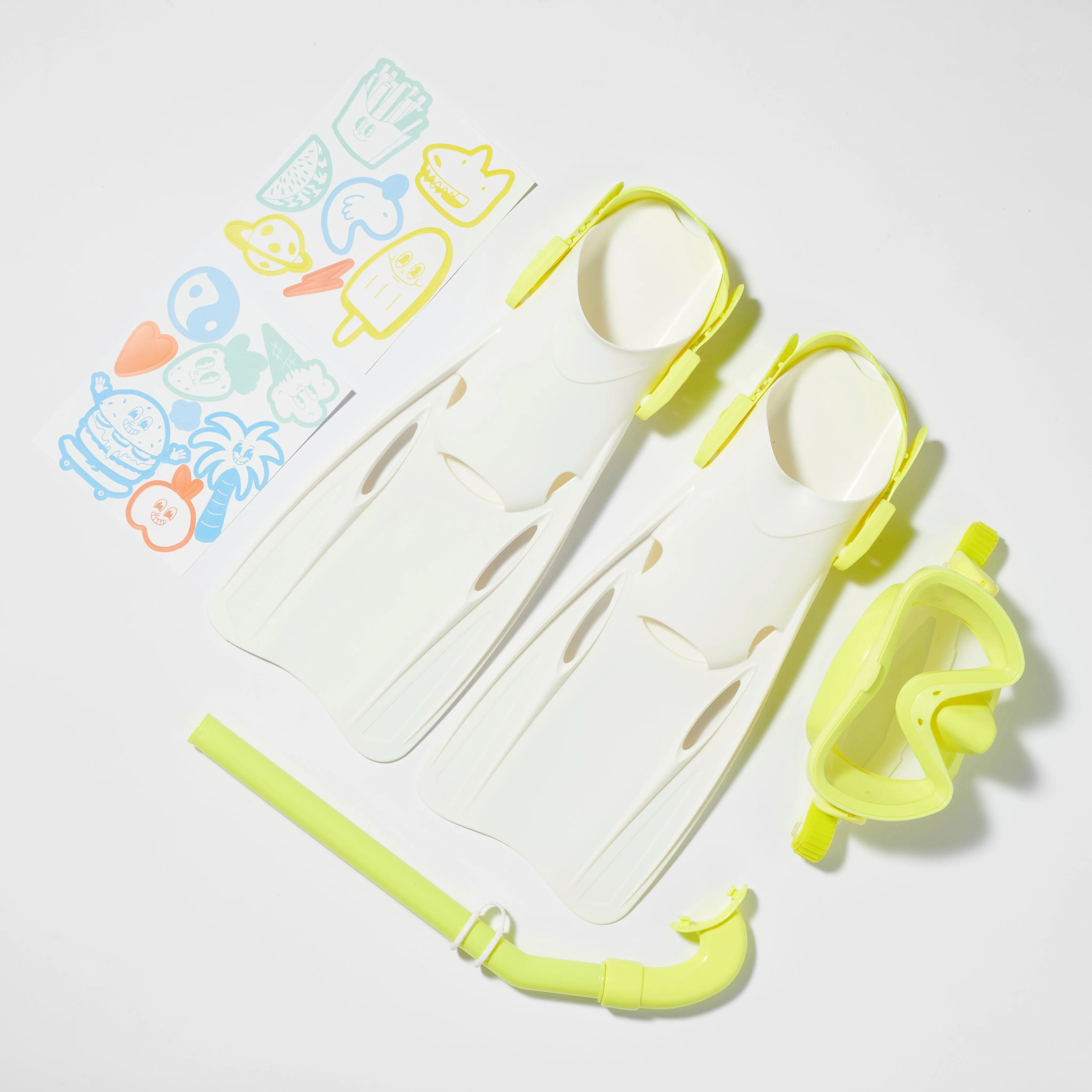 SUNNYLIFE KIDS SNORKEL SET MED - THE SEA KIDS YELLOW