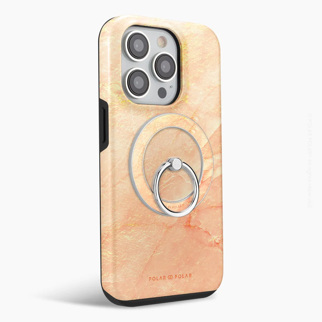 Sunset - Silver MagSafe Phone Grip and Ring Holder Stand