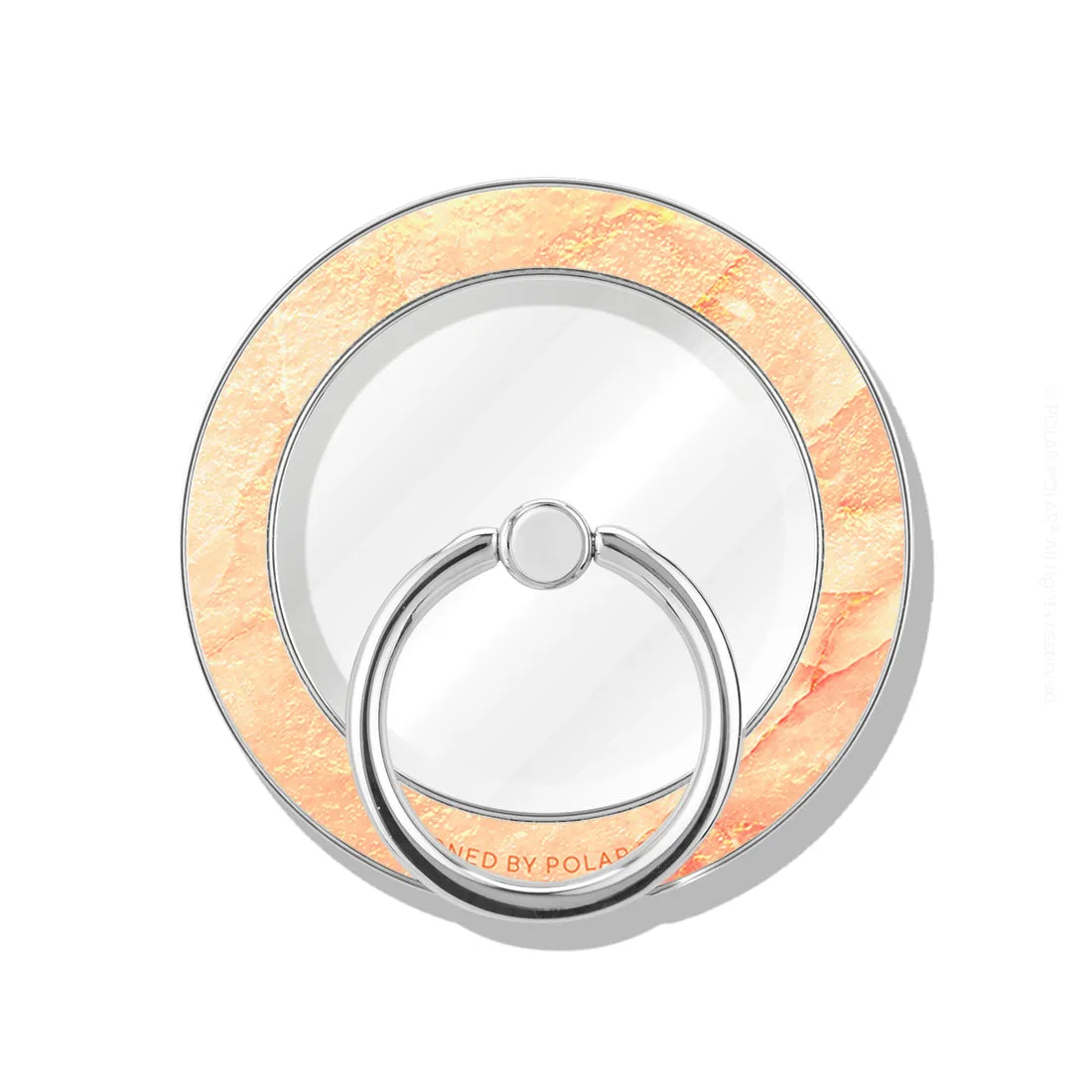 Sunset - Silver MagSafe Phone Grip and Ring Holder Stand