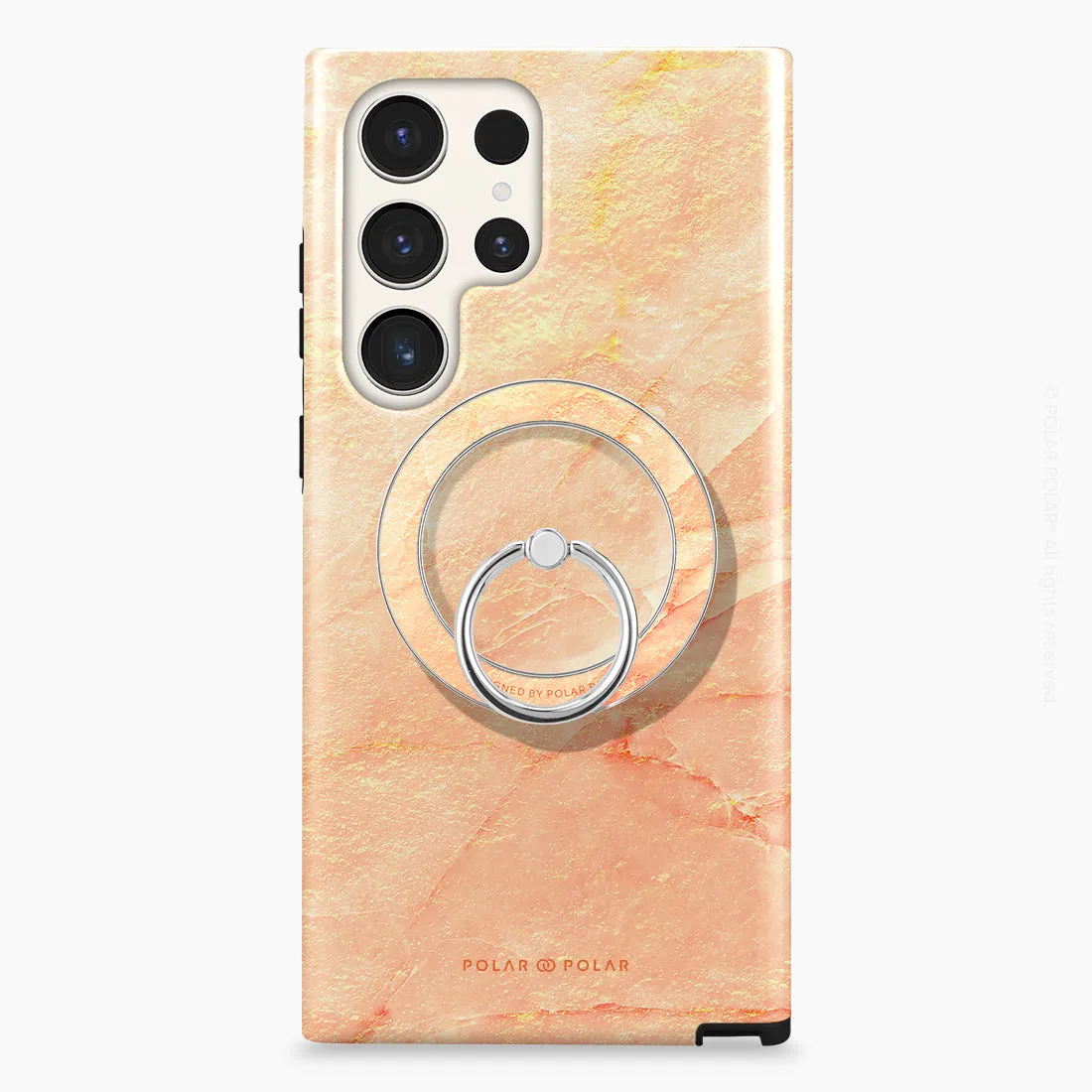 Sunset - Silver MagSafe Phone Grip and Ring Holder Stand