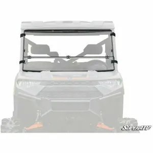 SuperATV Polaris Ranger XP 570 Scratch Resistant Flip Down Windshield
