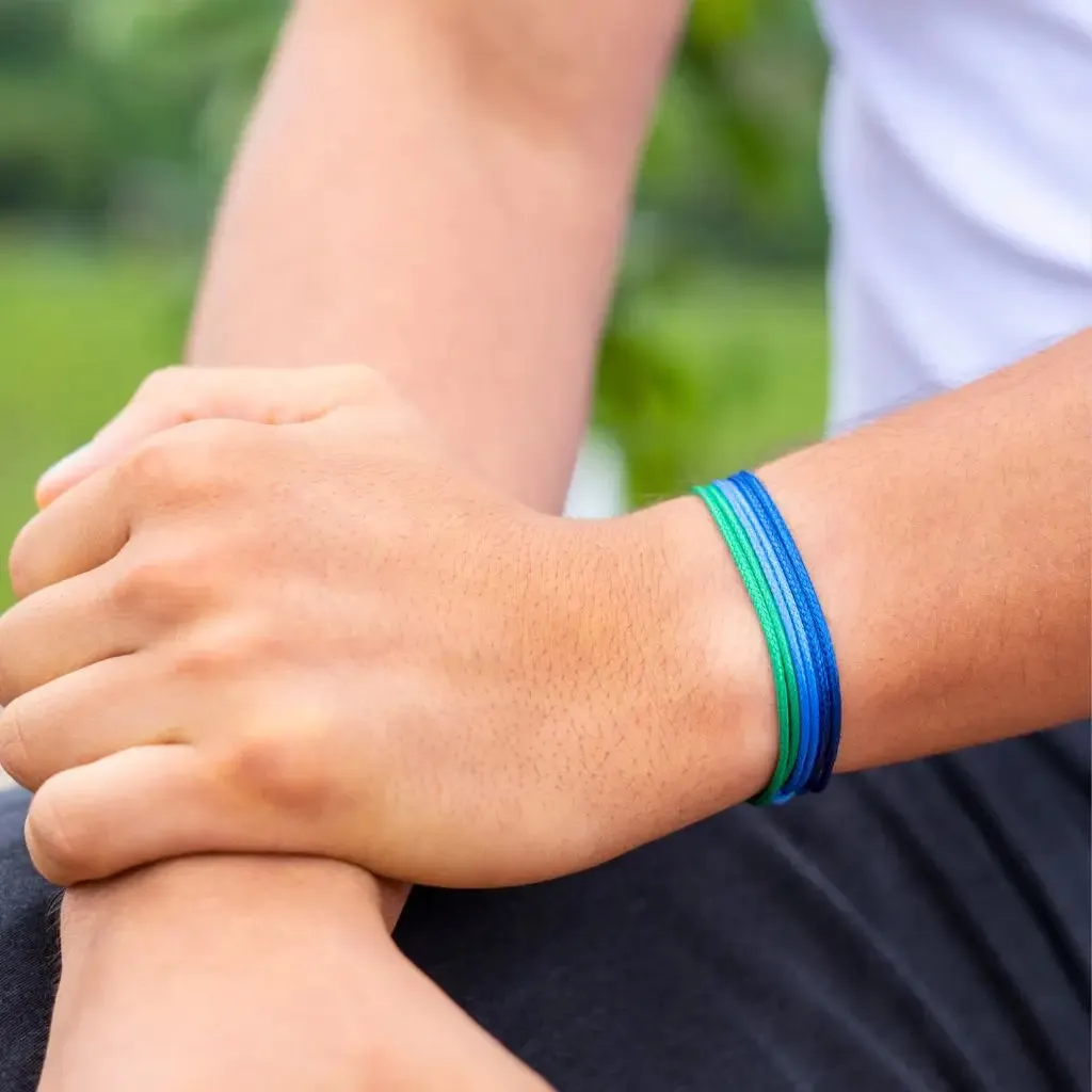 Surf Explorer - Green, Blue & Navy Cord Set