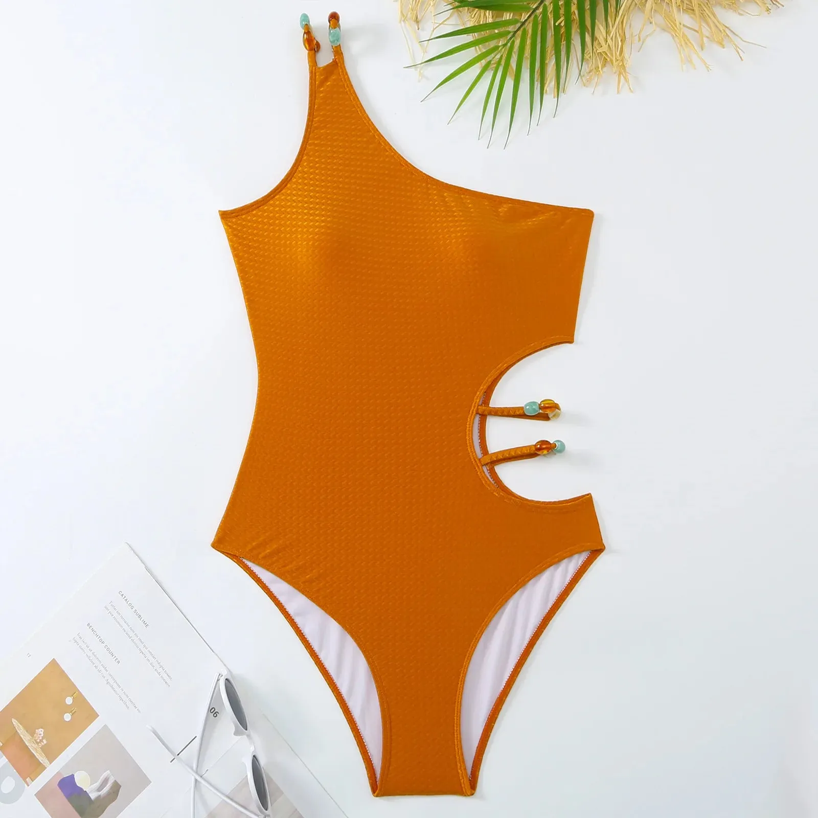 Tami Luxury One Shoulder one Piece swimsuit