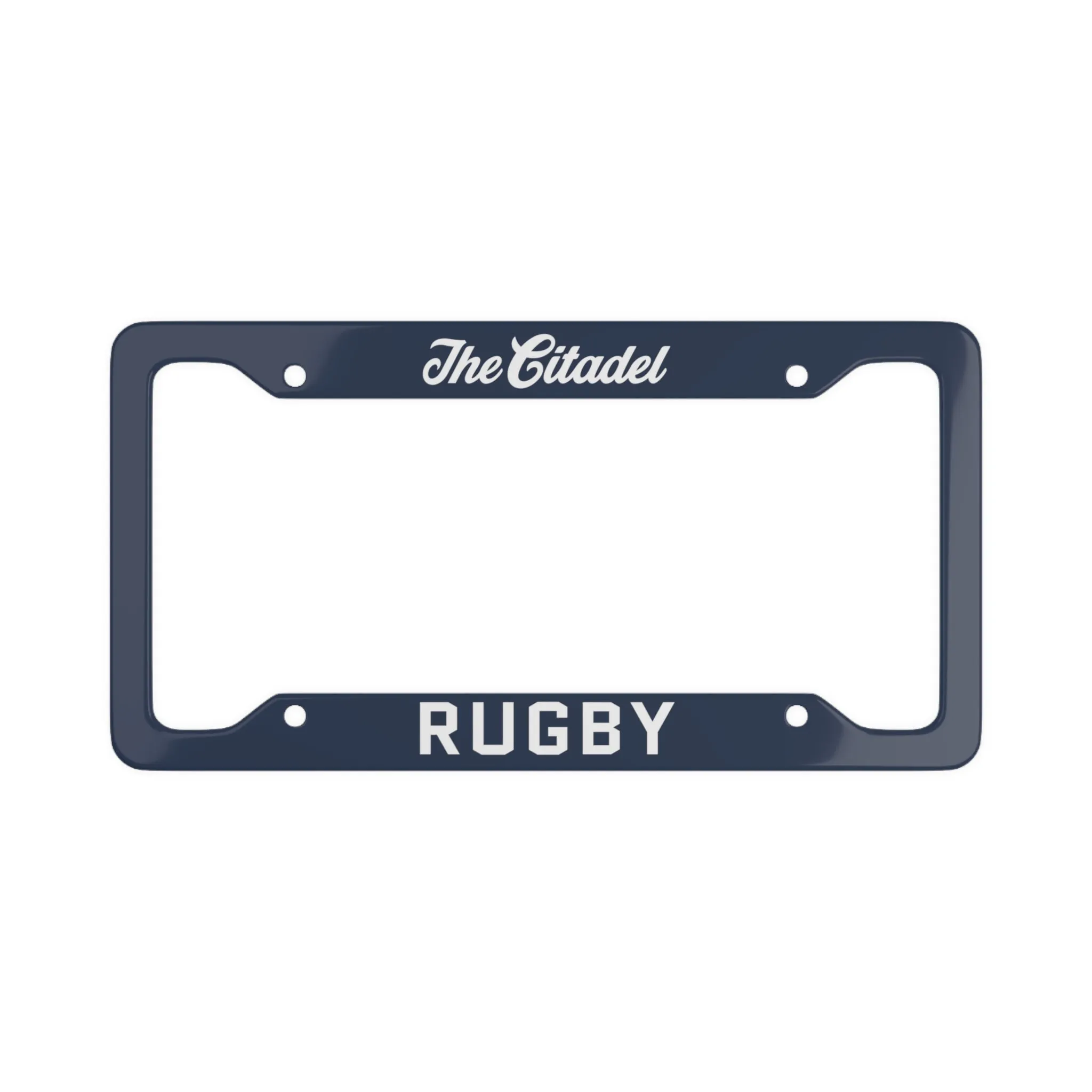 The Citadel, Word Mark, Club Sports, Rugby License Plate Frame