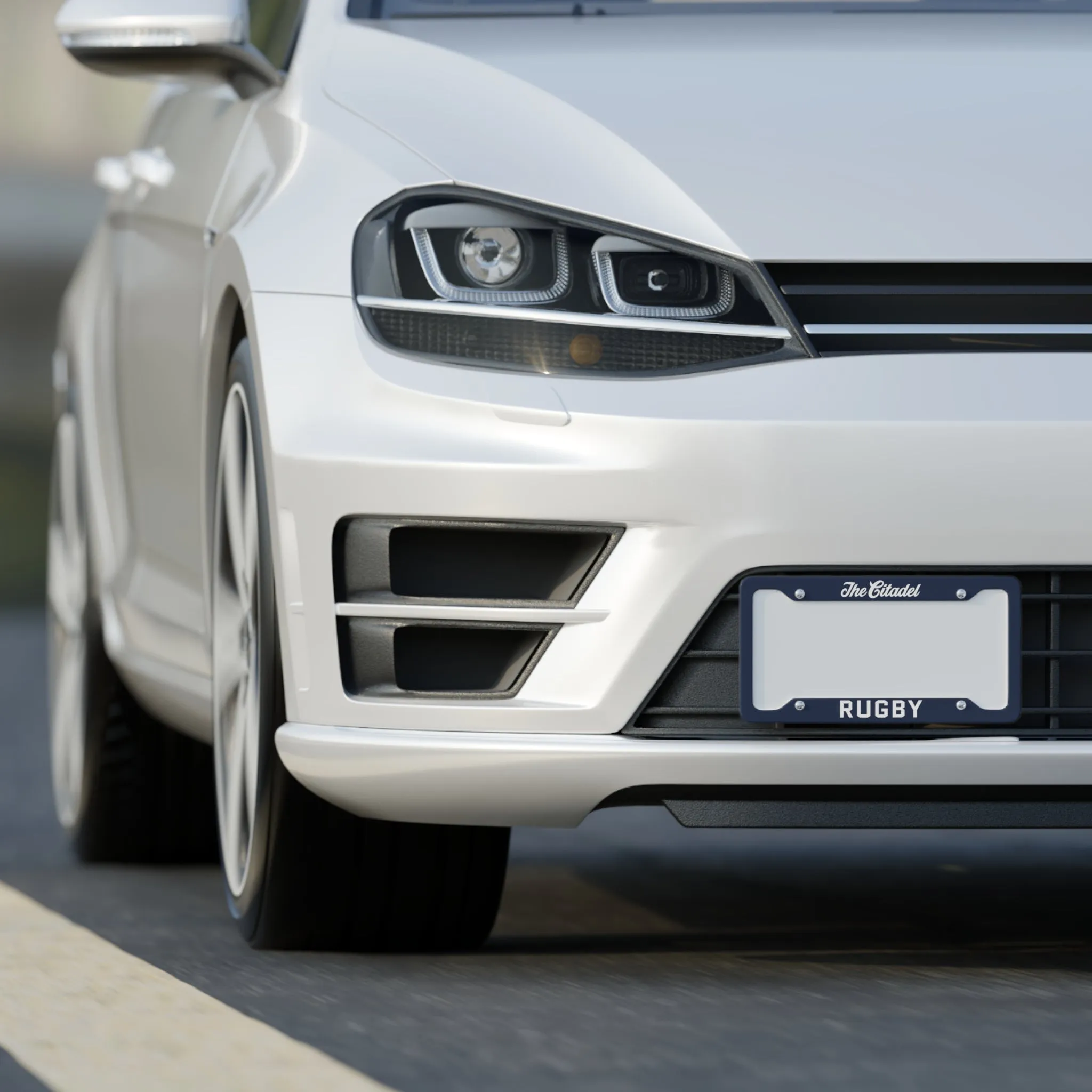 The Citadel, Word Mark, Club Sports, Rugby License Plate Frame