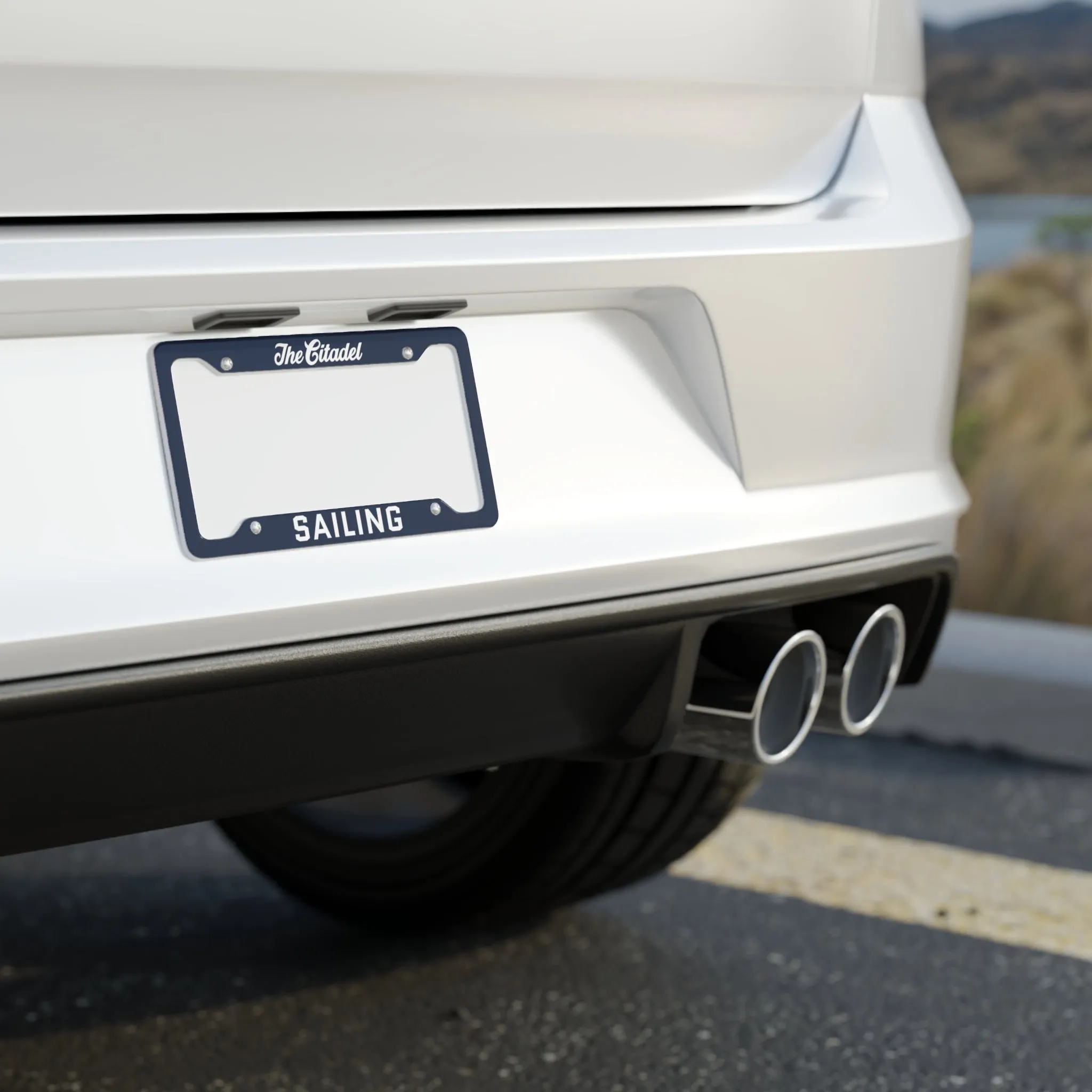 The Citadel, Word Mark, Club Sports, Sailing License Plate Frame