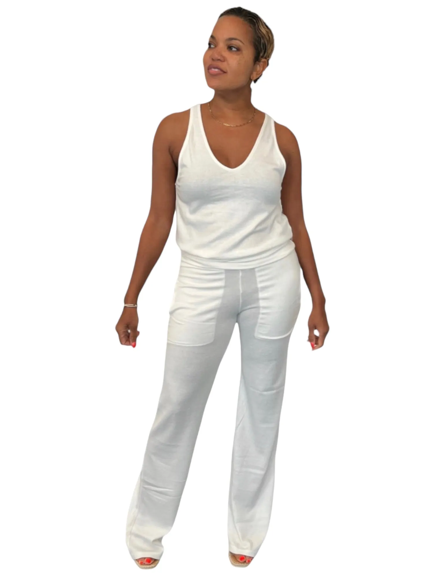 Tina - White Tank - TN-155