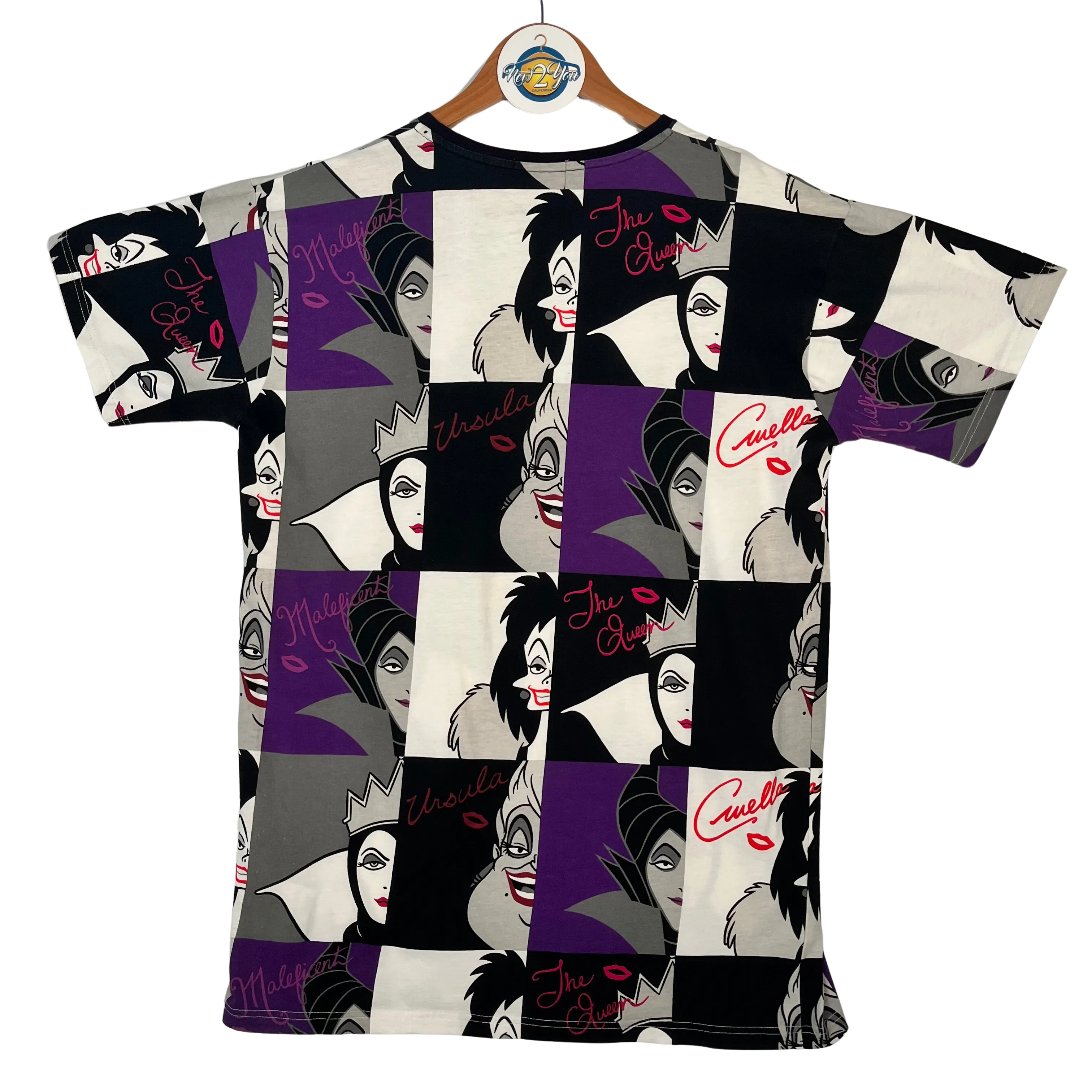 Tokyo Disney Villains Cruella Ursula Maleficent The Queen Checker Tee