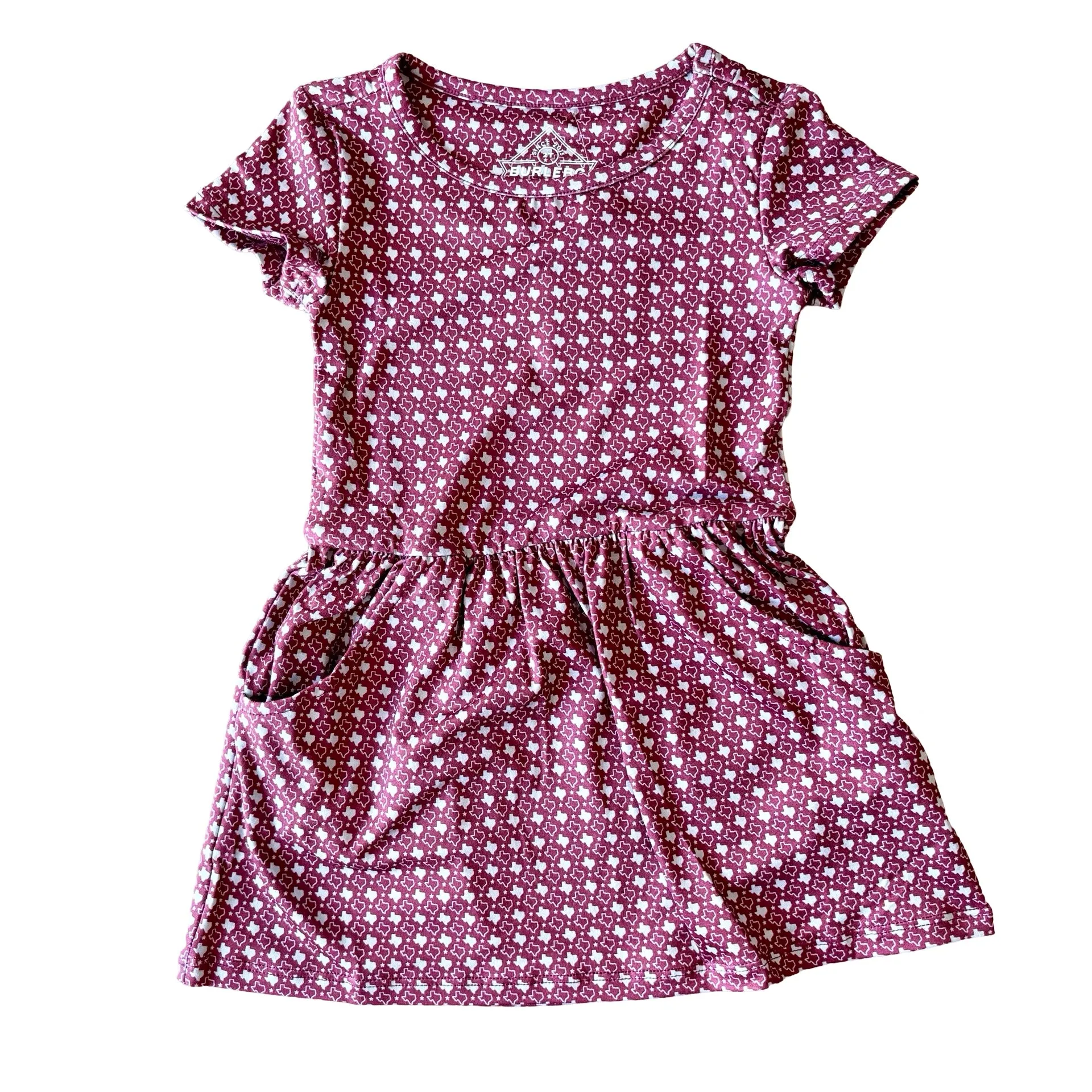 Twirl Dress | Texas Maroon