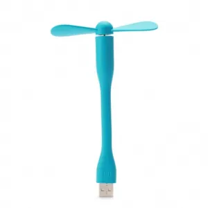 USB Powered Personal Fan - Green, Orange, Pink, White or Blue
