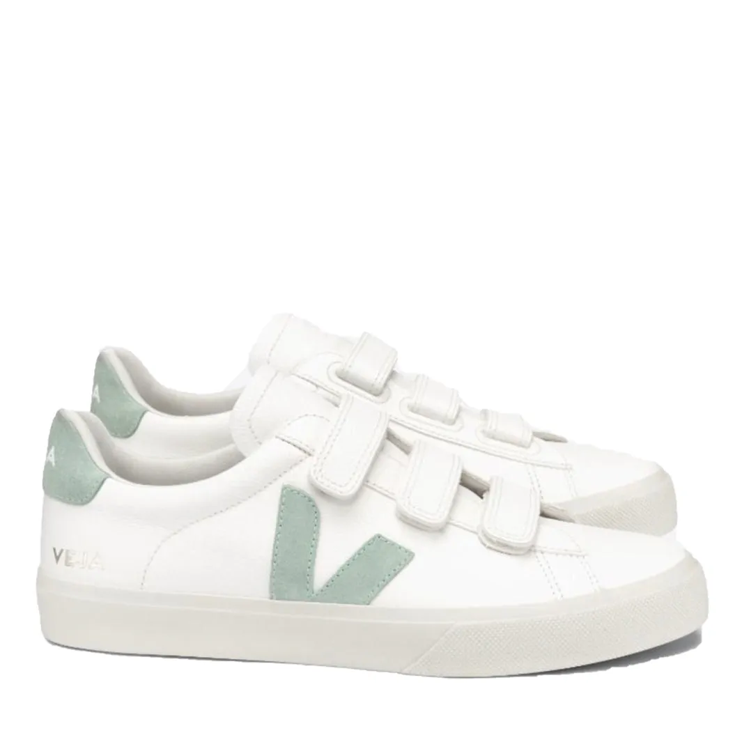Veja Women's Recife Chromefree Leather White Matcha