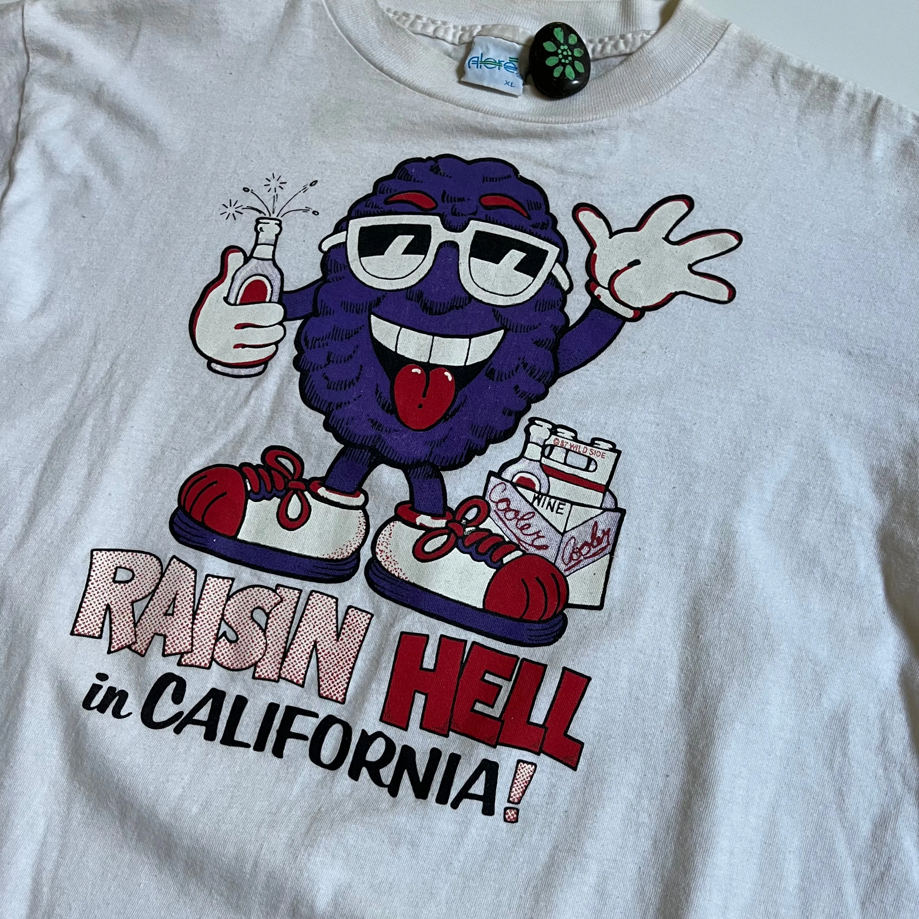 Vintage '87 'Raisin Hell in California" California Raisins Tee