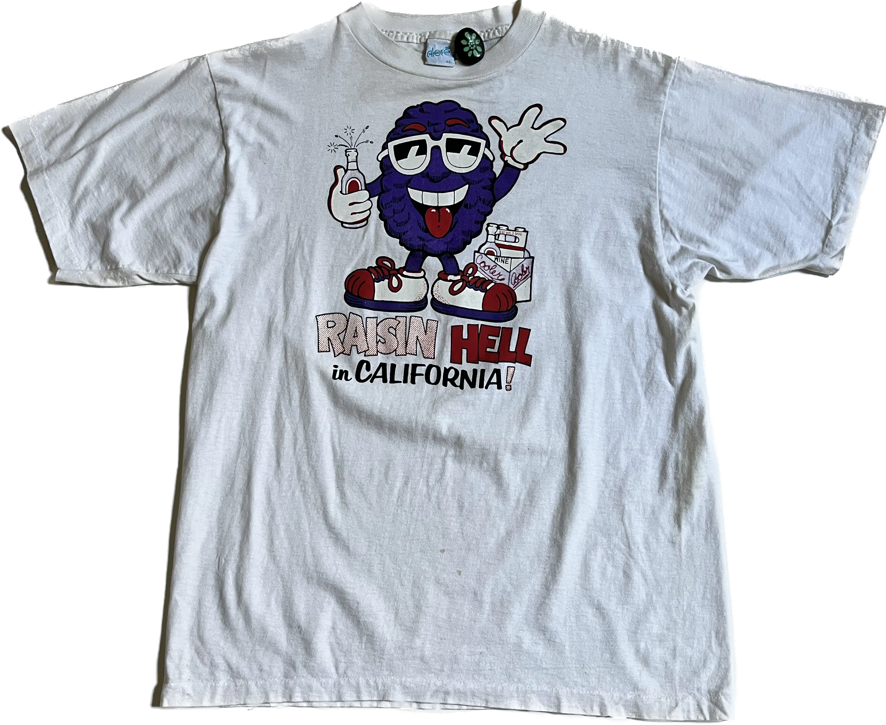 Vintage '87 'Raisin Hell in California" California Raisins Tee