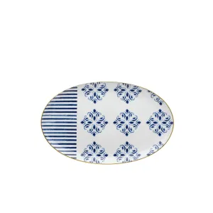 VISTA ALEGRE TRANSATLANTICA LARGE OVAL PLATTER