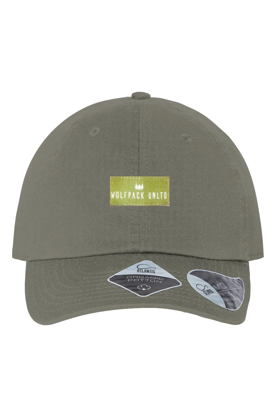 WOLFPACK UNLTD DAD CAP w/ FLIP BRASS BUCKLE | OLIVE GREEN