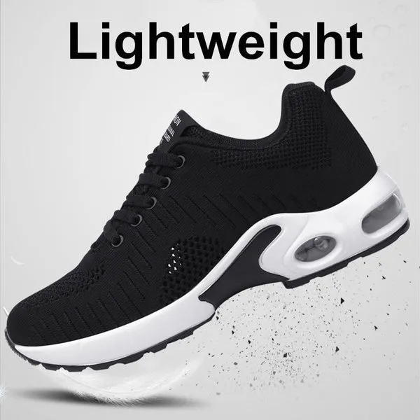 Women Running Shoes Mesh Breathable Air Cushion Tennis Shoes Outdoor Sports Sneakers