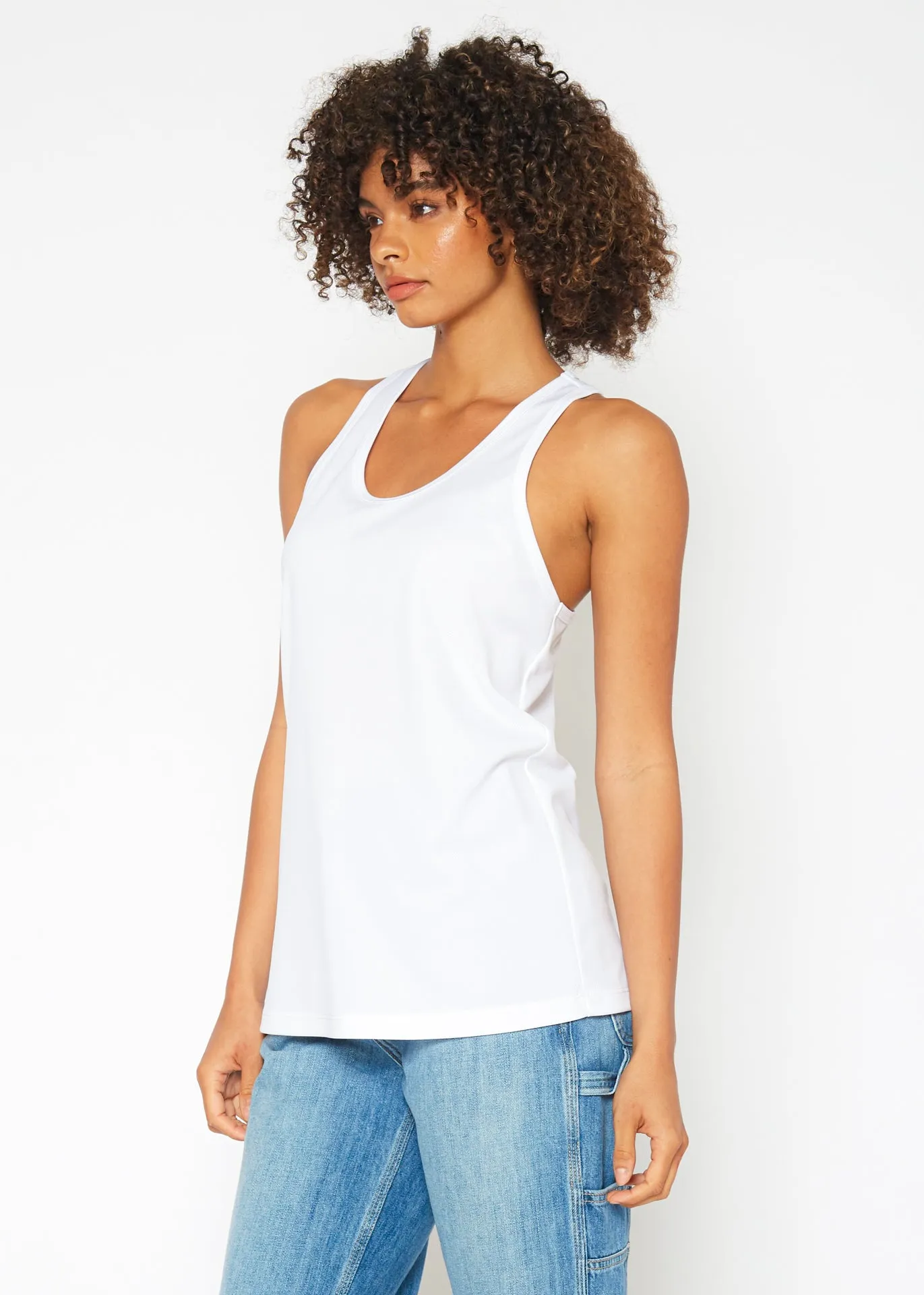Women's Eco Friendly Reolite Tech Tank Top in White