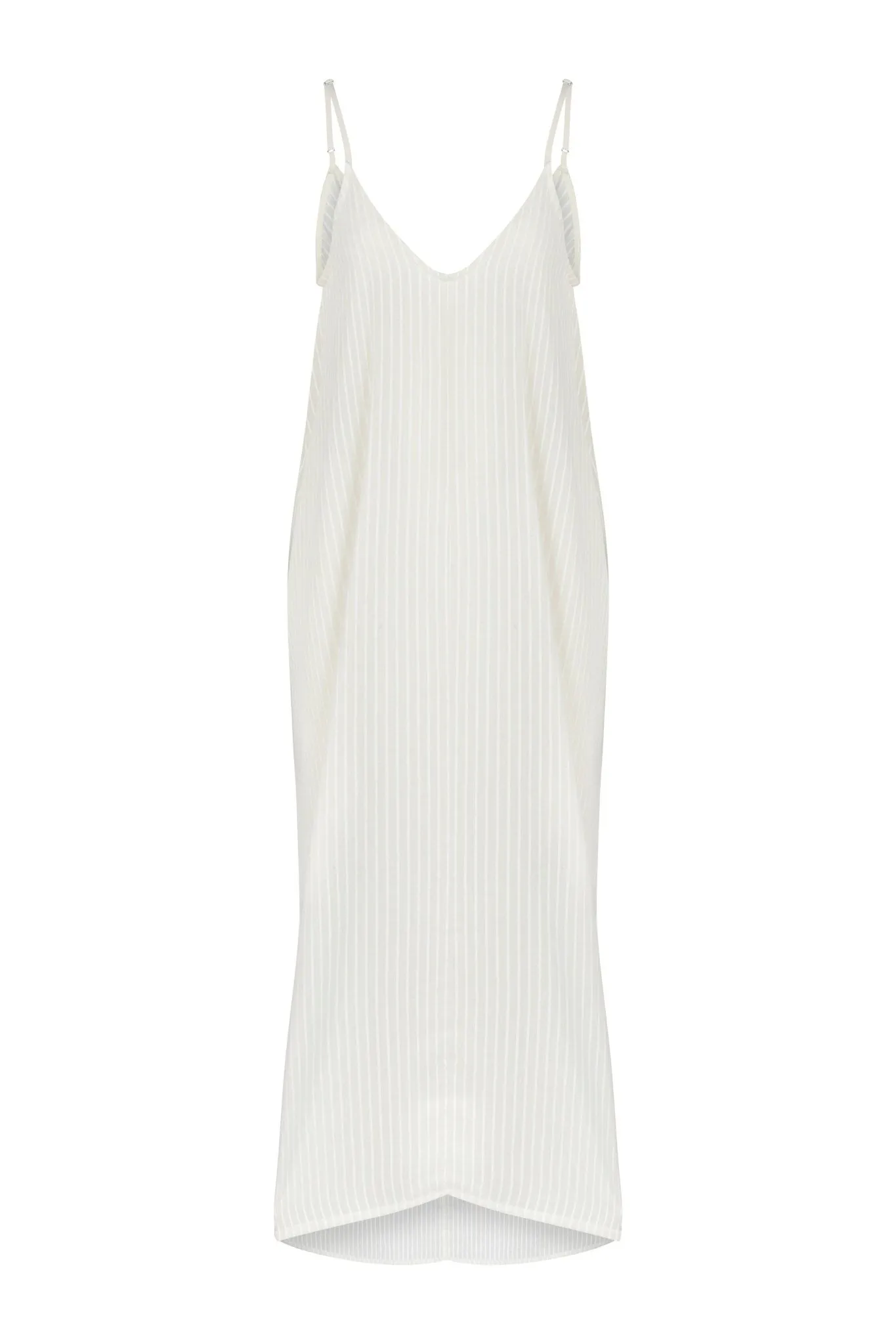 Yaz Dress - White Stripes