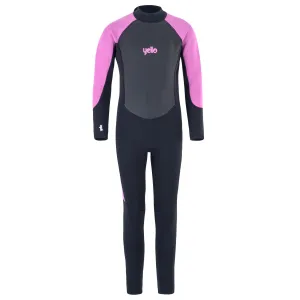 Yello Girls Long -Basking Wetsuit -Pink 34" LXT